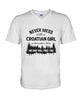 Image of Never Mess With A Croatian Girl Limted Classic T-Shirt - Ladies Tee - Guys V-Neck