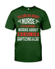 Image of Nurse - Calm Down Works Limited Classic T- Shirt - Guys Tee - Unisex Long Sleeve