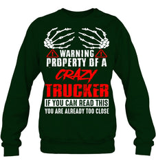 Crazy Trucker Limited Classic T- Shirt - Sweatshirt - Ladies V-Neck