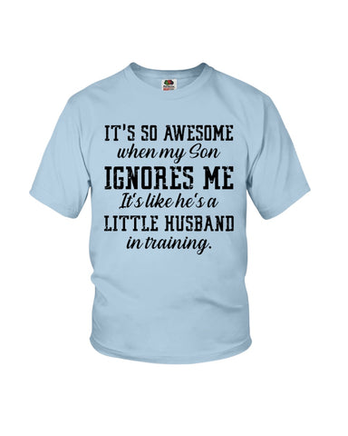 Little Husband In Training T-Shirt - Youth Tee - Ladies Tee