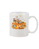 Image of Dogs Reunion On Pumpkin Car T-Shirt - Mug