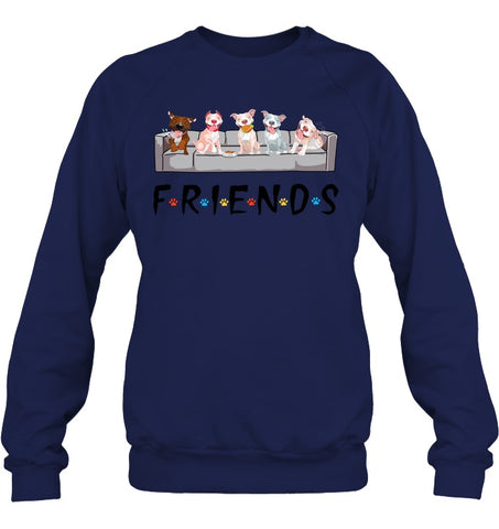 Pit Bull Friends T-Shirt - Unisex Long Sleeve - Sweatshirt