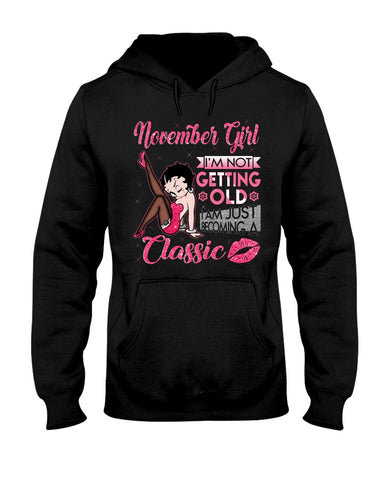 Classic November Girl T-Shirt - Ladies Flowy Tank - Hoodie