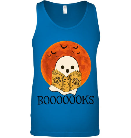 Boo Loves Booooooks T-Shirt - Unisex Tank Top - Guys V-Neck