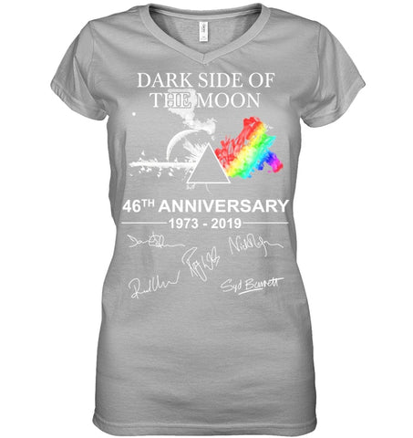 Dark Side Of The Moon 46Th Anniversary Limited Classic T- Shirt - Guys Tee - Ladies V-Neck