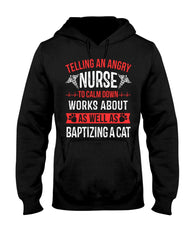 Nurse - Calm Down Works Limited Classic T- Shirt - Hoodie - Guys V-Neck