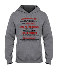 A Wife Of A Grumpy Husband Limited Classic T-Shirt - Hoodie - Guys V-Neck