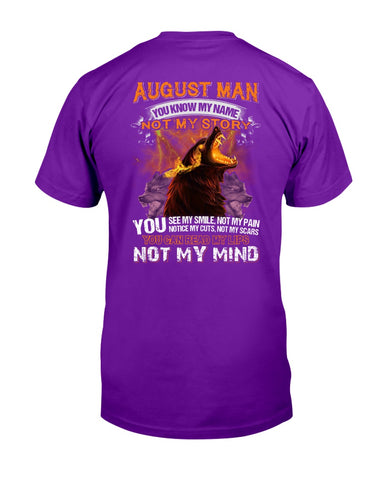 August Man Limited Classic T- Shirt - Guys Tee - Unisex Long Sleeve