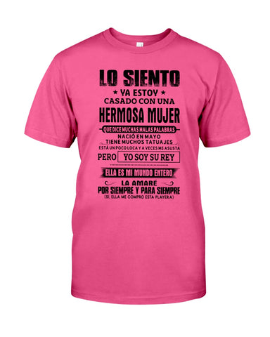 Lo Siento May Man Limited Classic T- Shirt - Guys Tee - Unisex Long Sleeve