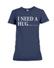 Image of I Need A Huge Glass Of Wine T-Shirt - Ladies Tee - Hoodie