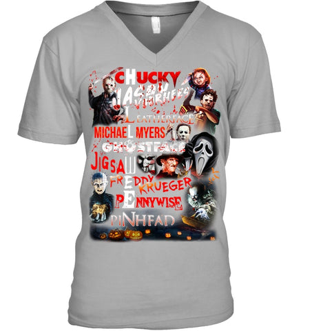 Long Horrible Halloween Limitted Classic T-Shirt - Guys V-Neck - Ladies V-Neck