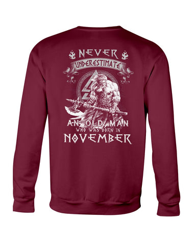 Never Underestimate A November Man Limited Classic T-Shirt - Sweatshirt - Unisex Tank Top