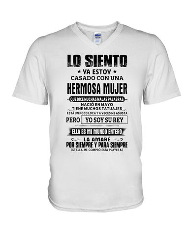 Lo Siento May Man Limited Classic T- Shirt - Hoodie - Guys V-Neck