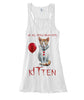 Image of I'm A Horroraholic Kitten T-Shirt - Ladies Flowy Tank - Unisex Tank Top