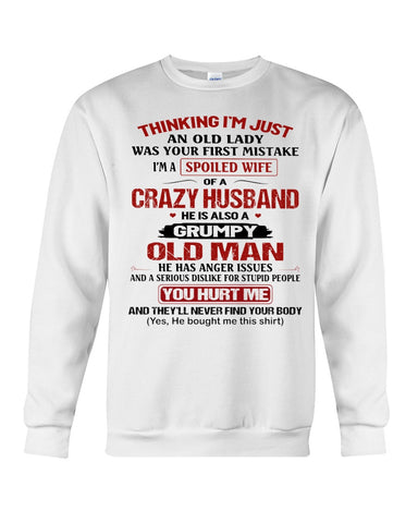 A Wife Of A Grumpy Husband Limited Classic T-Shirt - Sweatshirt - Unisex Tank Top