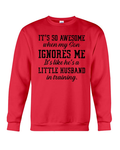 Little Husband In Training T-Shirt - Guys Tee - Sweatshirt