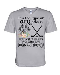 A Big Fan Of Dogs And Hockey Girl Limited Classic T-Shirt - Guys V-Neck - Mug