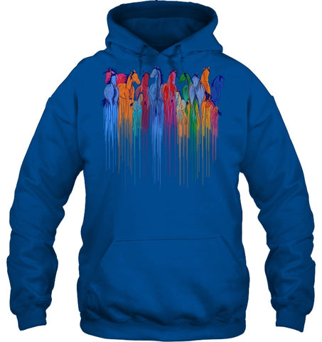 Coloful Horse Limited Classic T_Shirt - Sweatshirt - Hoodie