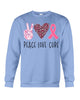 Image of Peace-Love-Cure Sweet Limited Classic T-Shirt - Guys Tee - Sweatshirt