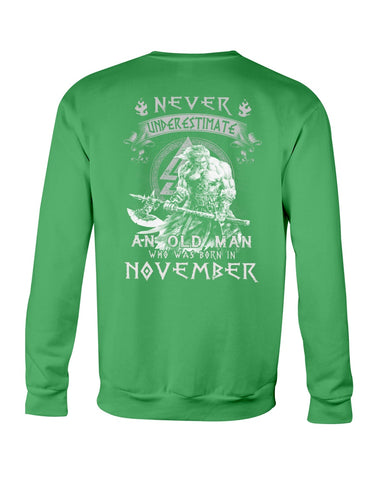 Never Underestimate A November Man Limited Classic T-Shirt - Sweatshirt - Unisex Tank Top