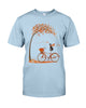 Image of Boston Terrier Dog In Fall Limited Classic T-Shirt - Guys Tee - Unisex Long Sleeve