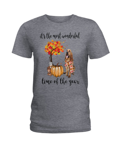 Bloodhound The Most Wonderful Time T-Shirt - Hoodie - Ladies Tee