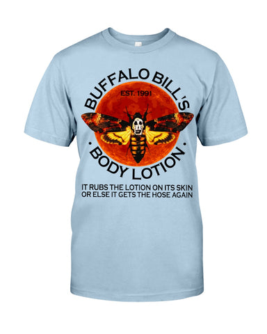 Buffalo Bill's Body Lotion Limited Classic T- Shirt - Guys Tee - Basketweave Tote Bag