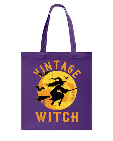 Vintage Witch Limited Classic T-Shirt - Basketweave Tote Bag - Mug