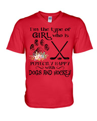 A Big Fan Of Dogs And Hockey Girl Limited Classic T-Shirt - Guys V-Neck - Mug