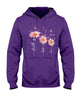 Image of Breast Cancer - Color Drop Flower T-Shirt - Youth Tee - Hoodie