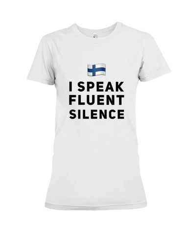 I Speake Fluence Silence Limited Classic T-Shirt - Ladies Flowy Tank - Ladies Tee