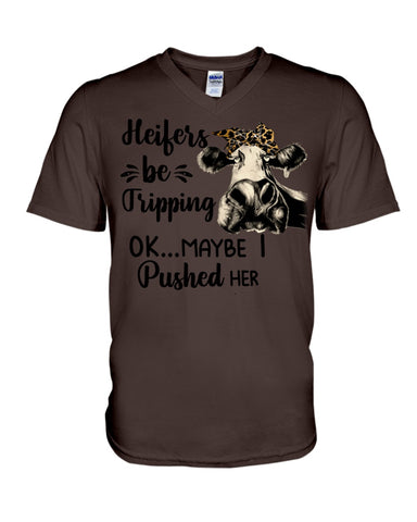 Heifers Be Tripping Limited Classic T- Shirt - Guys V-Neck - Mug