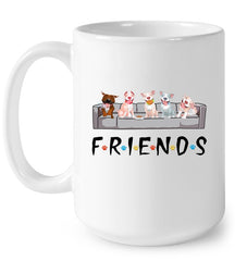 Pit Bull Friends T-Shirt - Mug