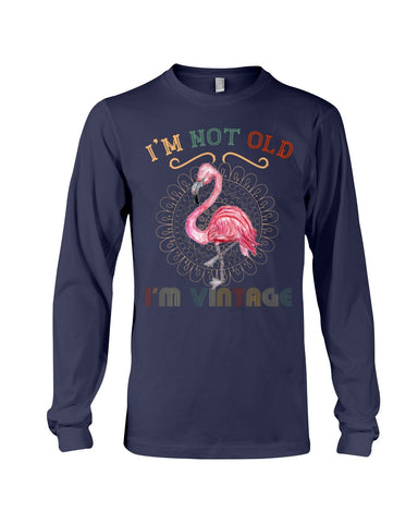 I'm Not Old I'm Vintage Swan Limited Classic T-Shirt - Guys V-Neck - Unisex Long Sleeve