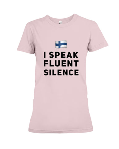 I Speake Fluence Silence Limited Classic T-Shirt - Ladies Flowy Tank - Ladies Tee