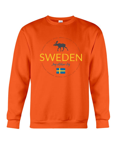 Sweden Jag Alsker Dig Limited Classic T- Shirt - Guys Tee - Sweatshirt