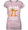 Image of Too Much Pi Gives You A Large Circumference T-Shirt - Youth Tee - Ladies V-Neck