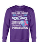 Image of I'm A Breast Cancer Survivor And That's Priceless Limited Classic T- Shirt - Sweatshirt - Unisex Tank Top