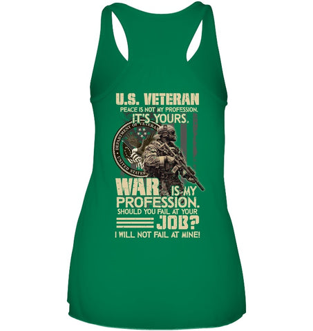 Peace Is Not My Profession T-Shirt - Ladies Flowy Tank - Youth Tee