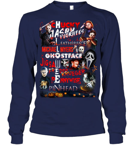 Long Horrible Halloween Limitted Classic T-Shirt - Unisex Long Sleeve - Ladies Flowy Tank