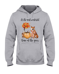 Shiba Inu The Most Wonderful Time T-Shirt - Hoodie - Ladies Tee