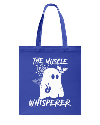 Ghost-The Muscle Whisperer Limited Classic T- Shirt - Guys V-Neck - Basketweave Tote Bag