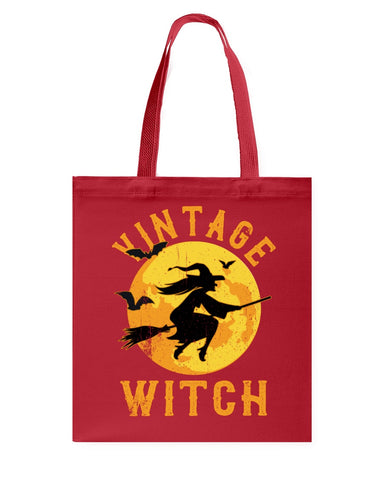 Vintage Witch Limited Classic T-Shirt - Basketweave Tote Bag - Mug