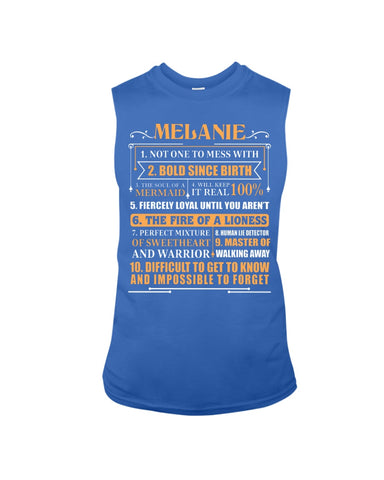 Melanie Characteristic Limited Classic T-Shirt - Guys Tee - Unisex Long Sleeve