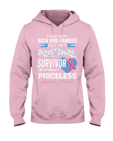 I'm A Breast Cancer Survivor And That's Priceless Limited Classic T- Shirt - Hoodie - Guys V-Neck