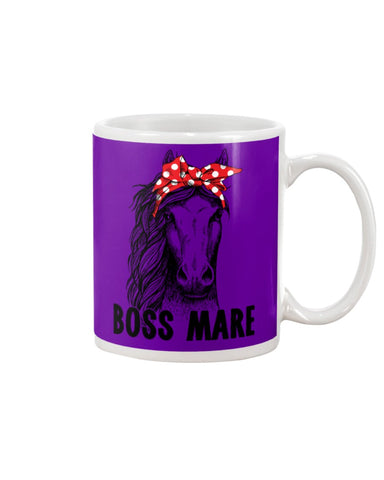 Boss Mare Horse Limited Classic T- Shirt - Unisex Long Sleeve - Mug