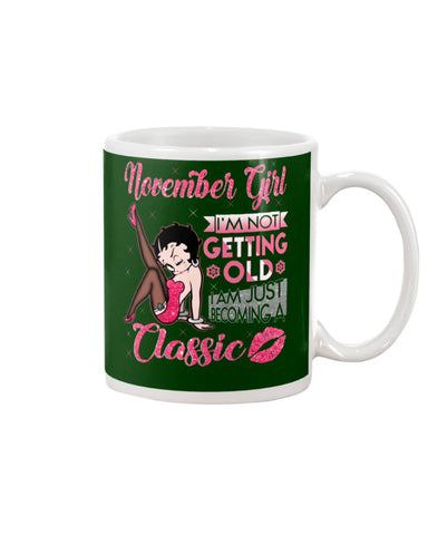 Classic November Girl T-Shirt - Mug