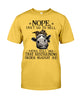 Image of Cow- Nope Can't Go To Hell Limited Classic T- Shirt - Guys Tee - Unisex Long Sleeve