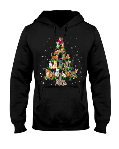 Unique Cat Christmas Tree Limited Classic T-Shirt - Youth Tee - Hoodie