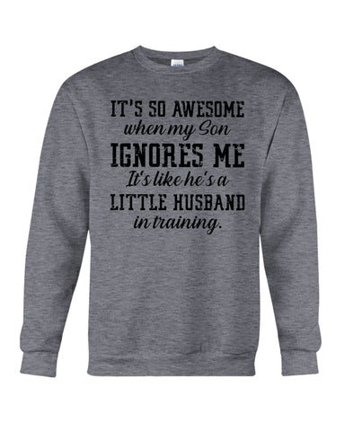 Little Husband In Training T-Shirt - Guys Tee - Sweatshirt